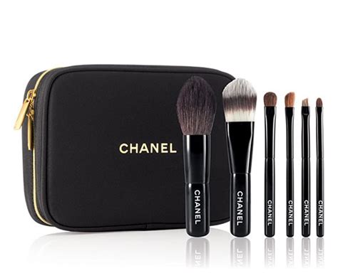 chanel professional makeup brush set.